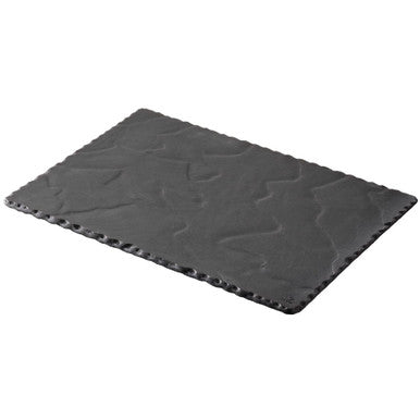 Revol Basalt Slate Effect Rectangular Plates 300mm (Pack of 6) DP933
