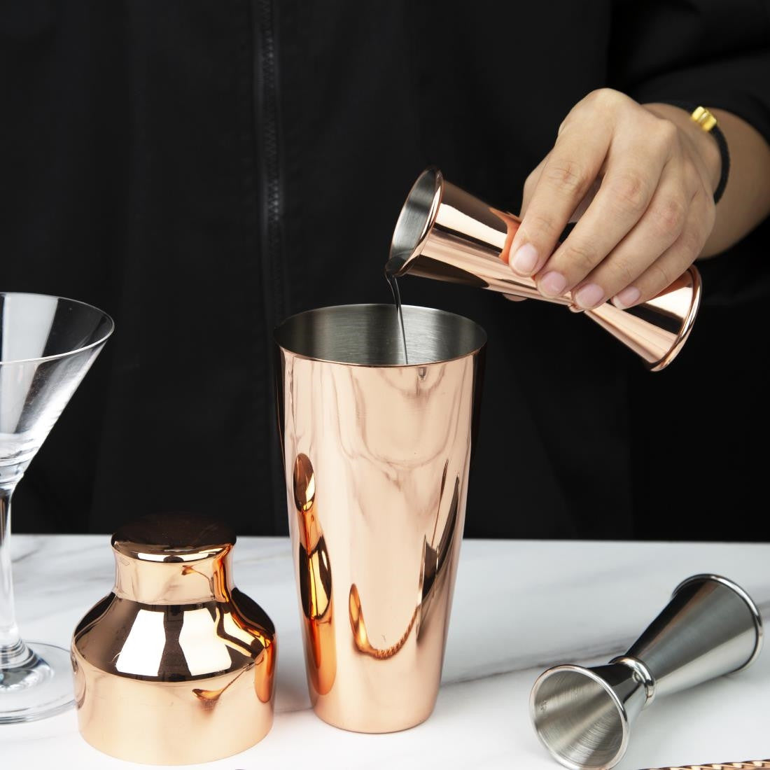 Olympia Banded Jigger Copper DR606