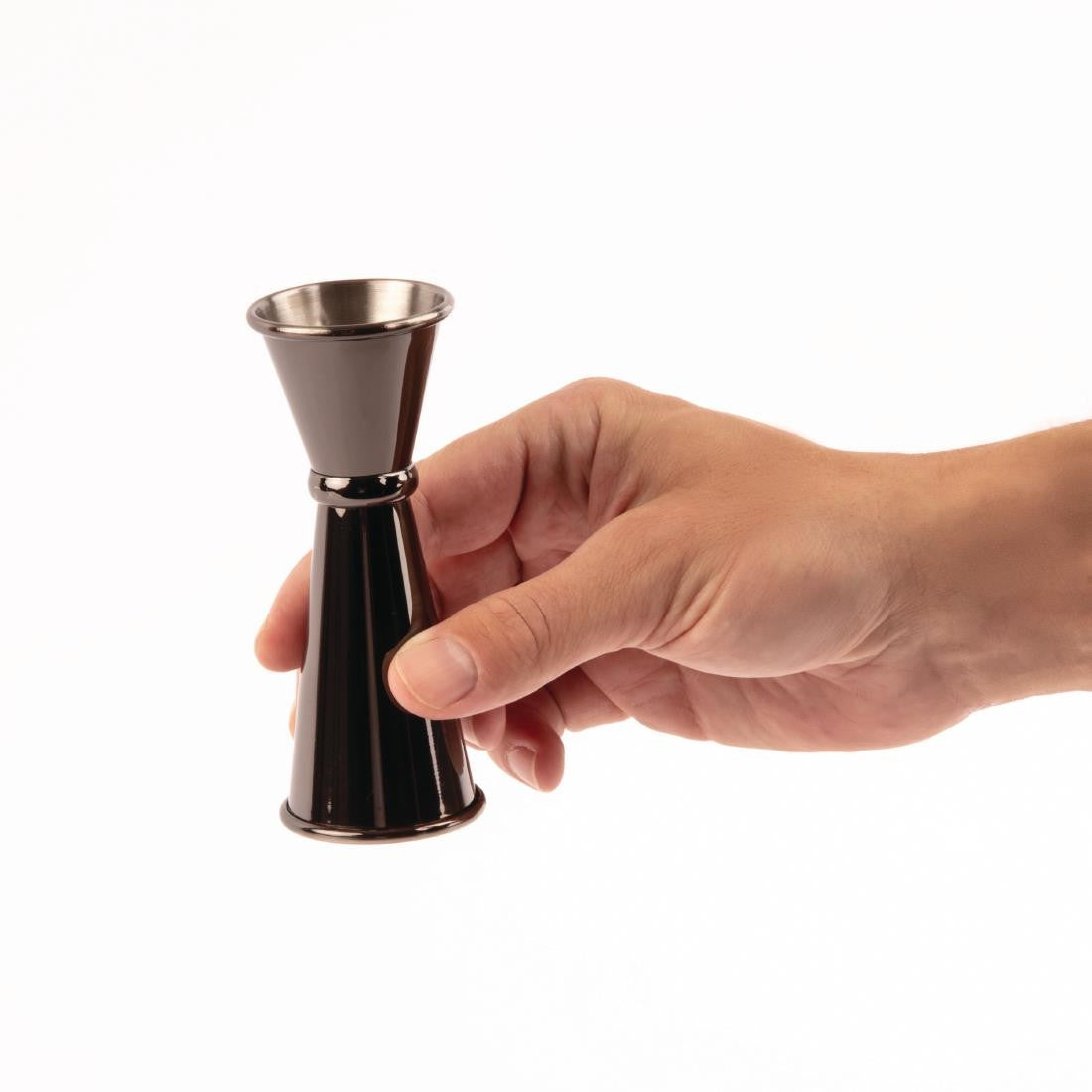 Olympia Banded Jigger Gunmetal DR626