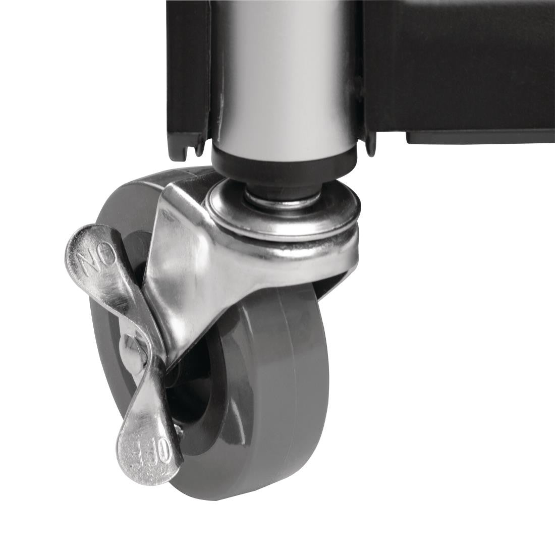 Vogue 3 Tier PP Folding Trolley Black DT429