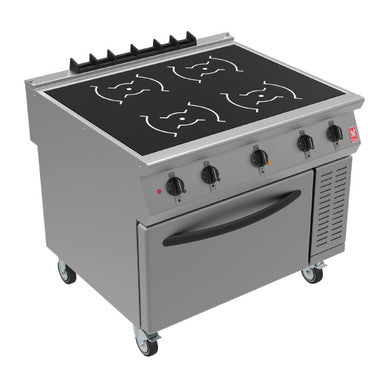 Falcon F900 Induction Range with Fan Assisted Oven on Castors i91104C DT610