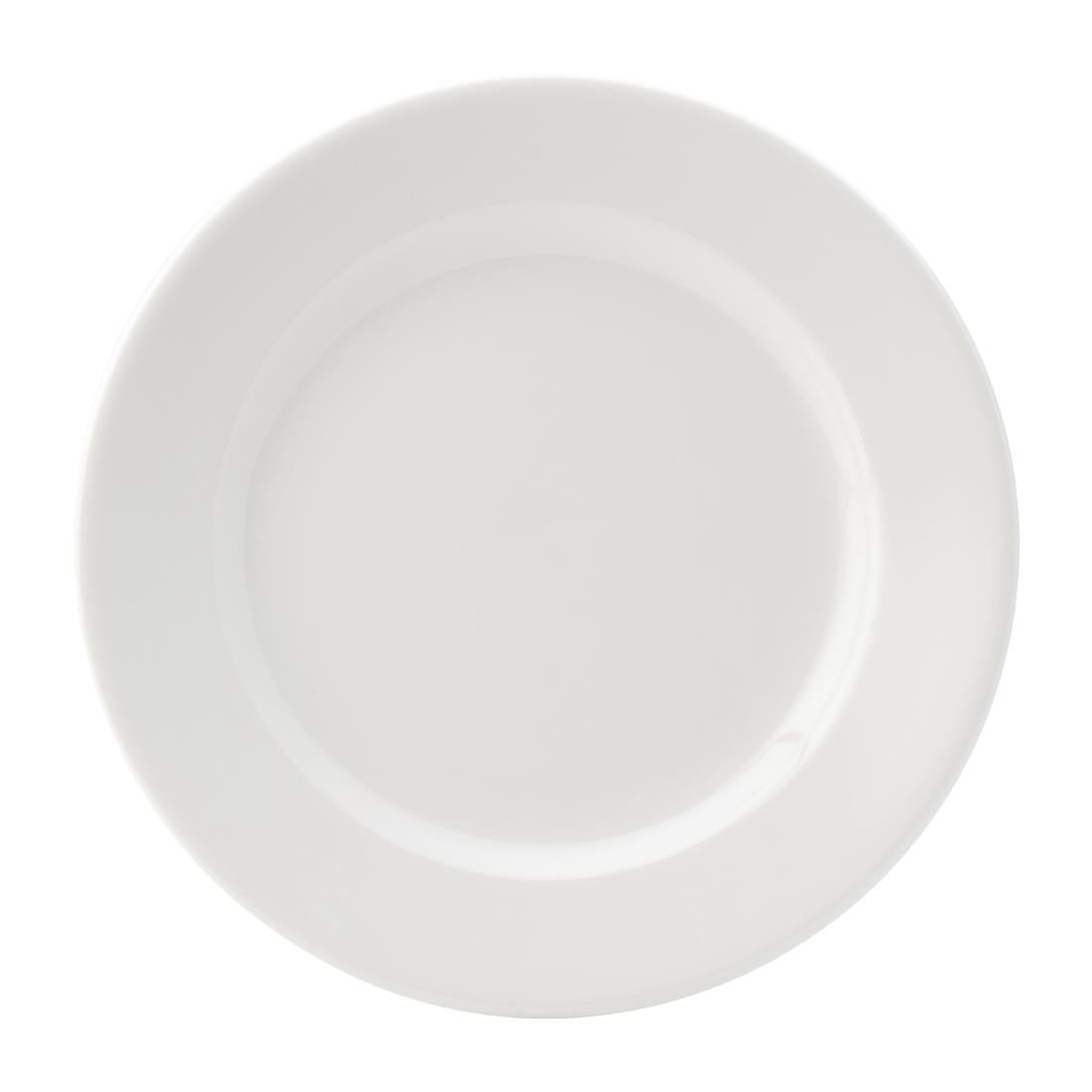 Utopia Titan Winged Plates White 230mm 24 Pack DY343