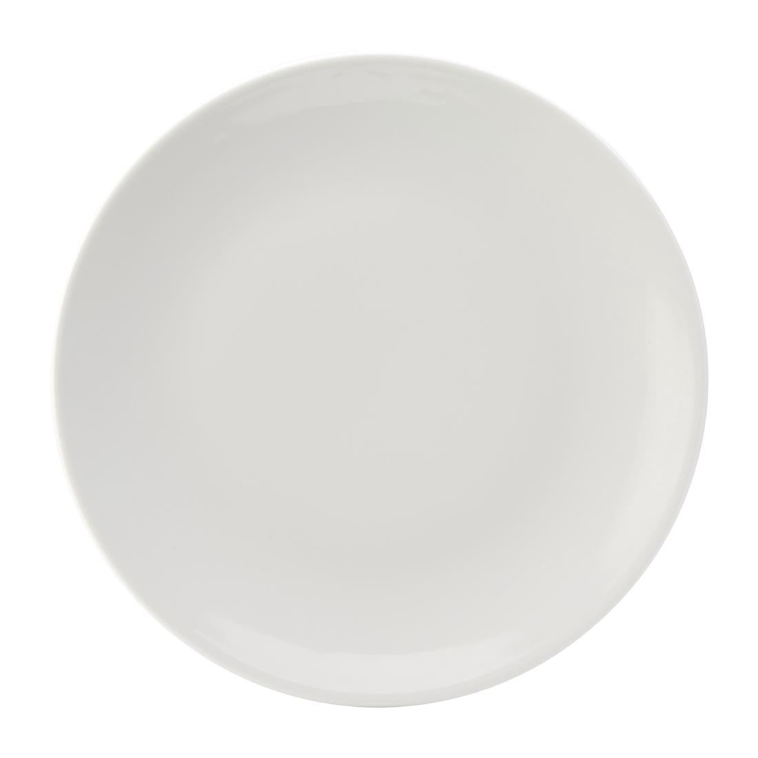 The Utopia Titan Coupe Plates White is one of the elevated, premium crockery collections from Utopia, making it ideal for customers looking for durable and stylish tableware. The Hotelware standard proves a high resistance to water absorption as well as fully microwave and dishwasher safe. Contact us today to find out more!