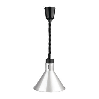 Buffalo Conical Retractable Heat Shade Silver Finish DY464