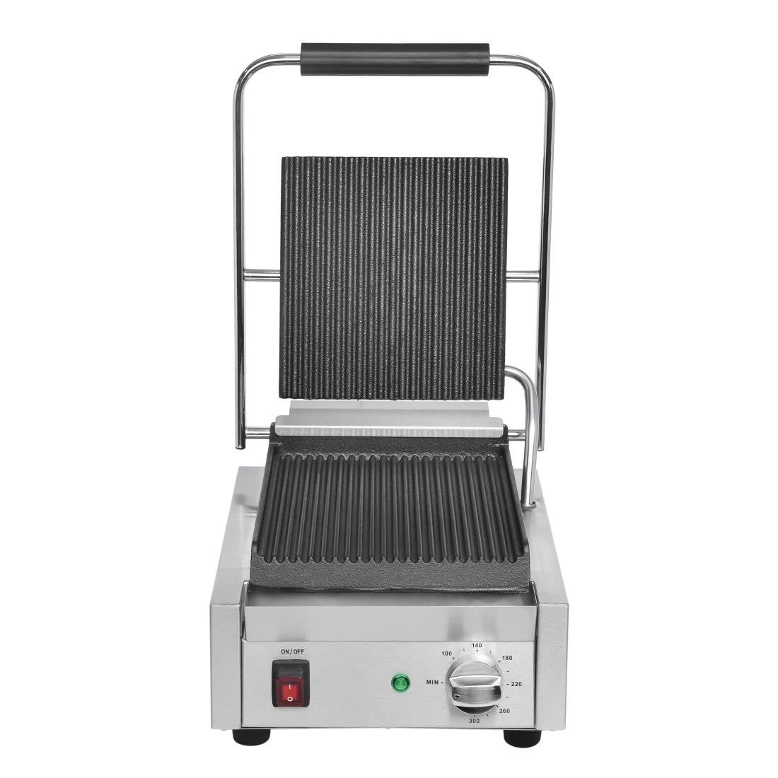 Buffalo Bistro Ribbed Contact Grill DY993