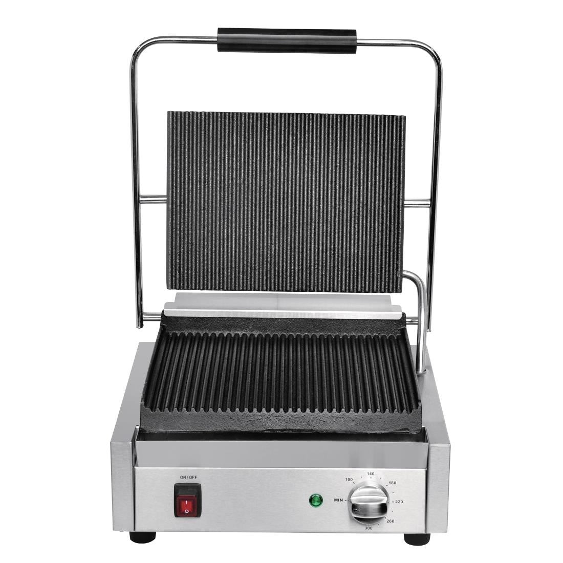Buffalo Bistro Large Ribbed Contact Grill DY995