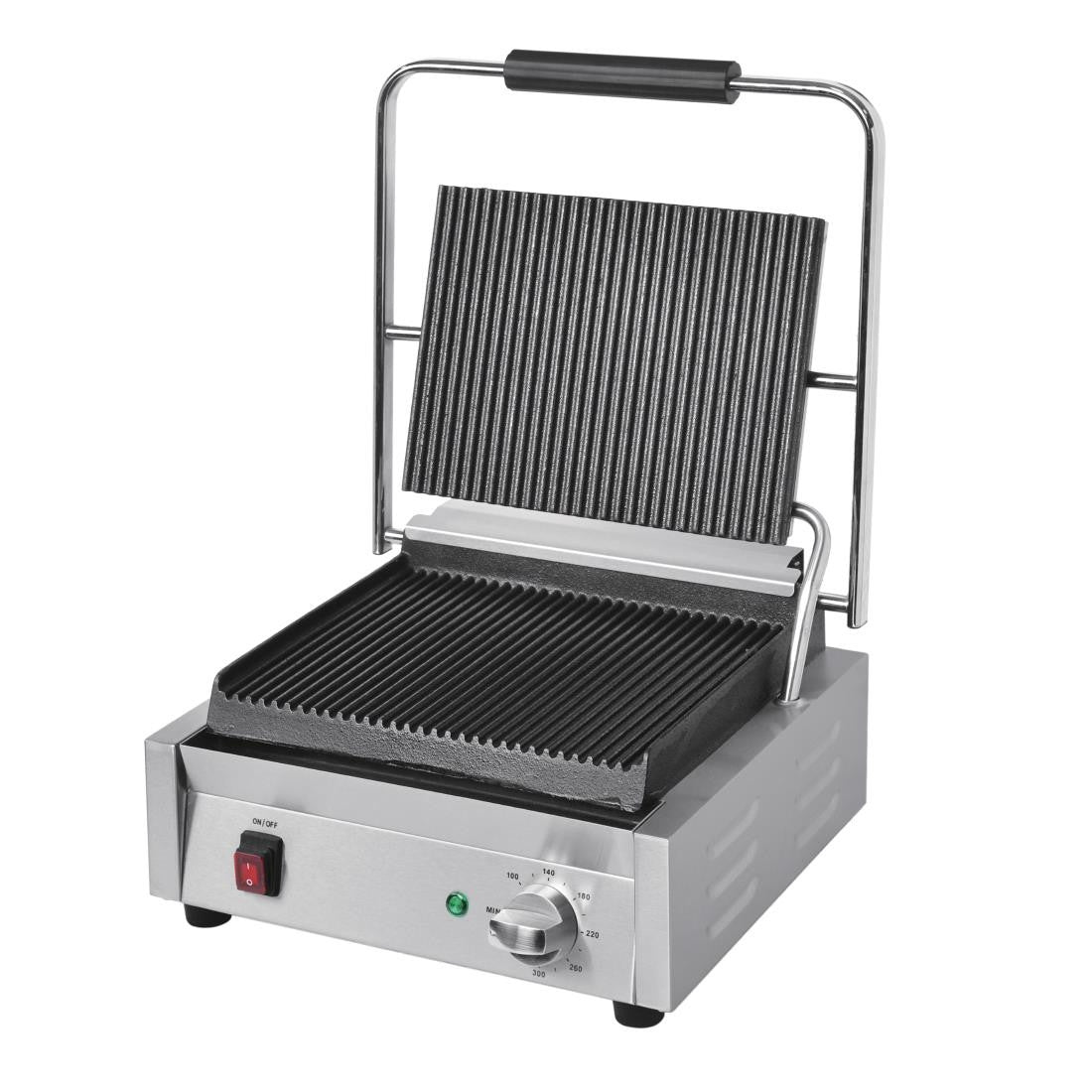Buffalo Bistro Large Ribbed Contact Grill DY995