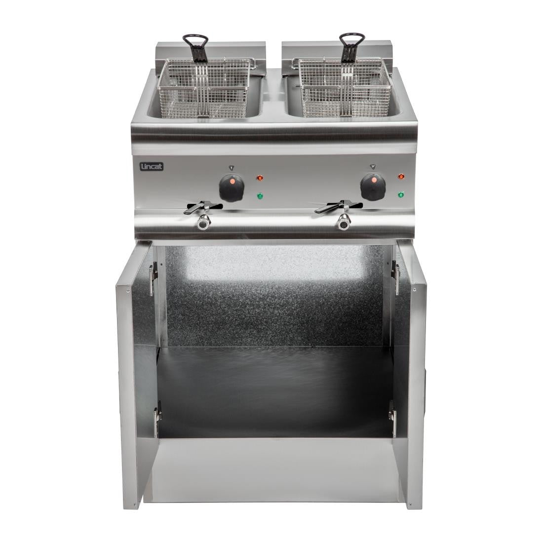 Lincat Twin Tank Twin Basket Free Standing Electric Fryer J18 E439
