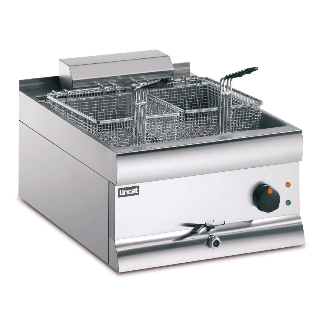 Lincat Single Tank Twin Basket Countertop Electric Fryer DF46 F894