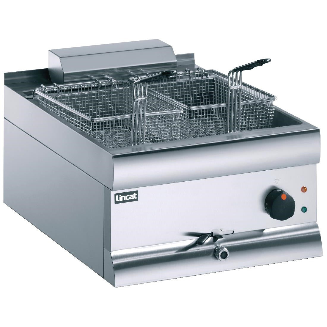 Lincat Single Tank Twin Basket Countertop Electric Fryer DF49 F895