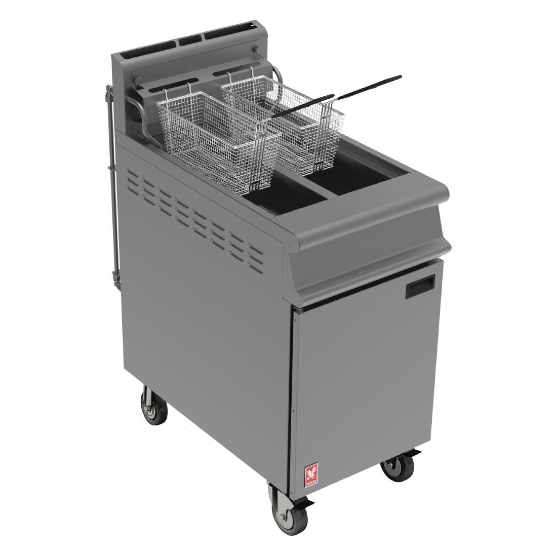 Falcon Free Standing Propane Gas Filtration Fryer with Castors G3845F FA521-P