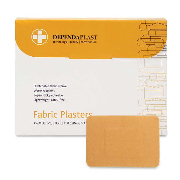 Fabric Plasters 7.5 x 5cm 100 Pack