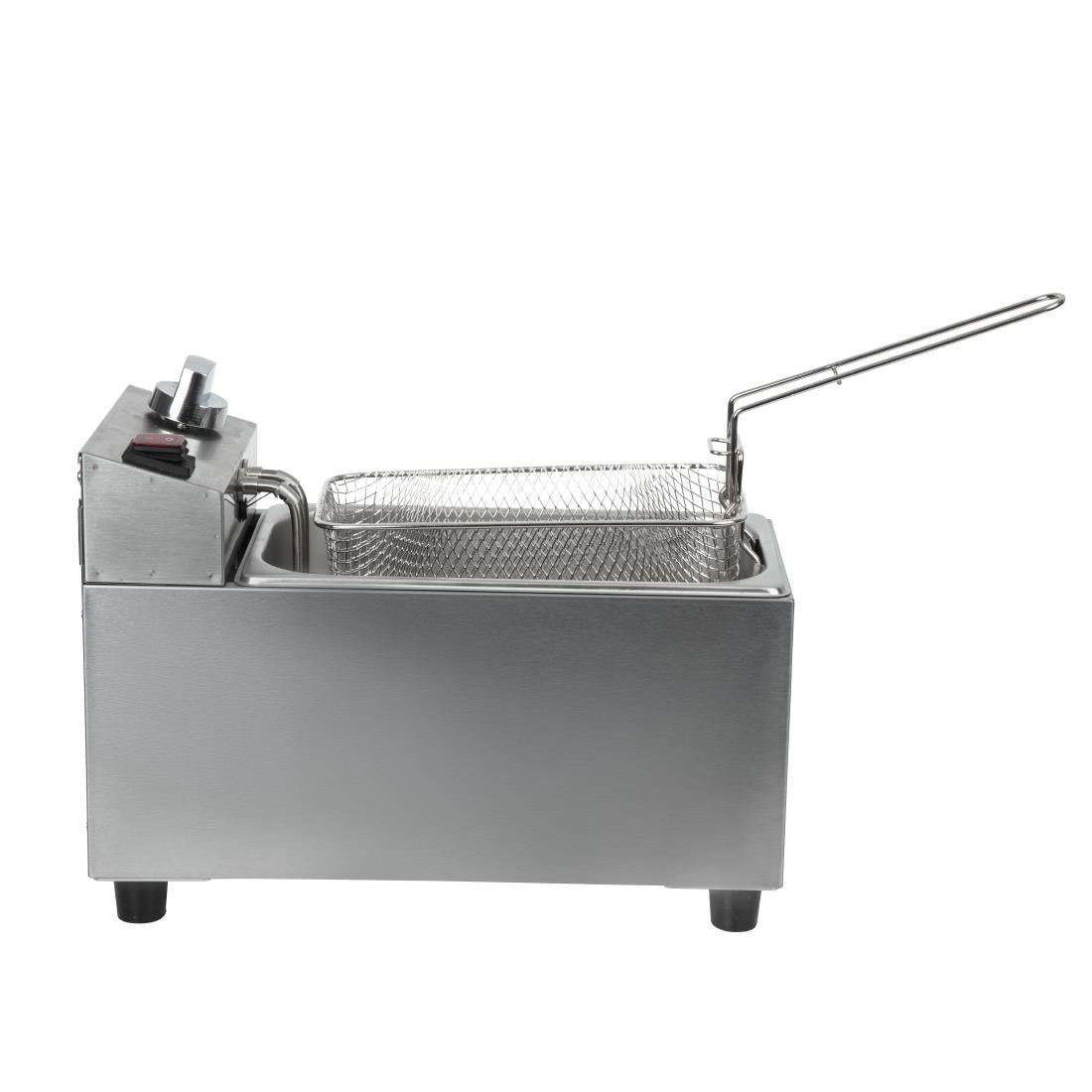 Buffalo Single Tank Single Basket 3Ltr Countertop Fryer 2kW FC255