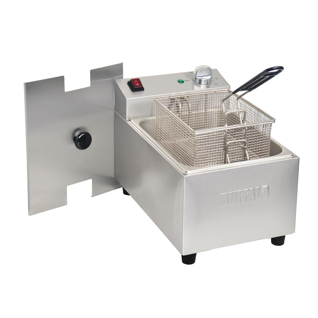 Buffalo Single Tank Single Basket 5Ltr Countertop Fryer 2.8kW FC256