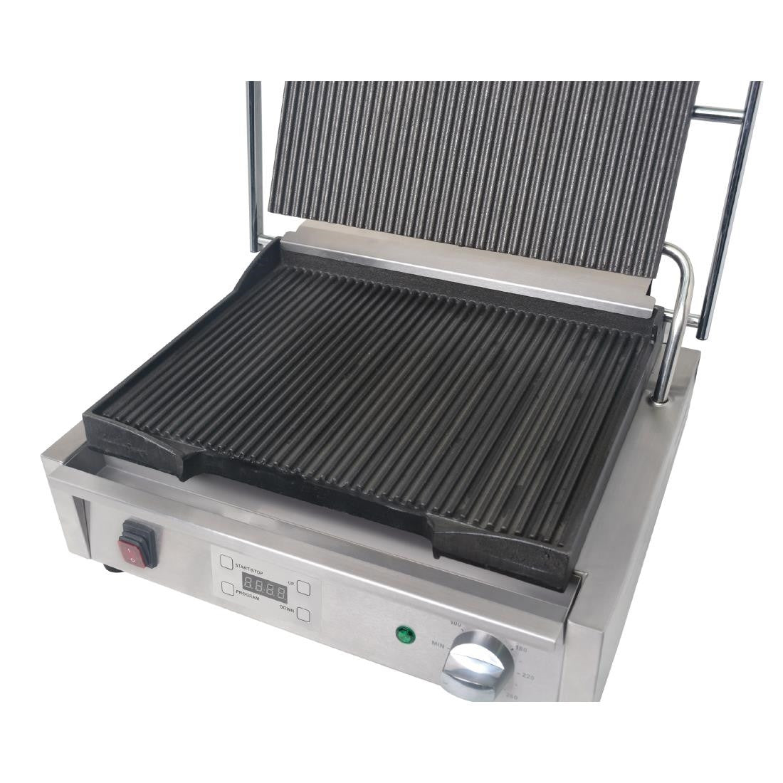 Buffalo Large Ribbed Contact Grill FC380