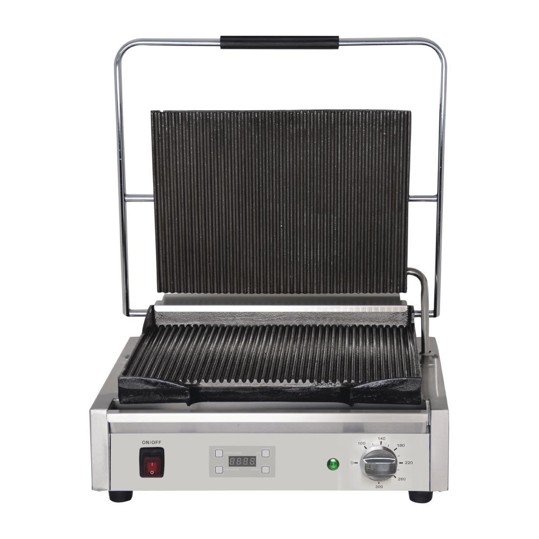 Buffalo Large Ribbed Contact Grill FC380