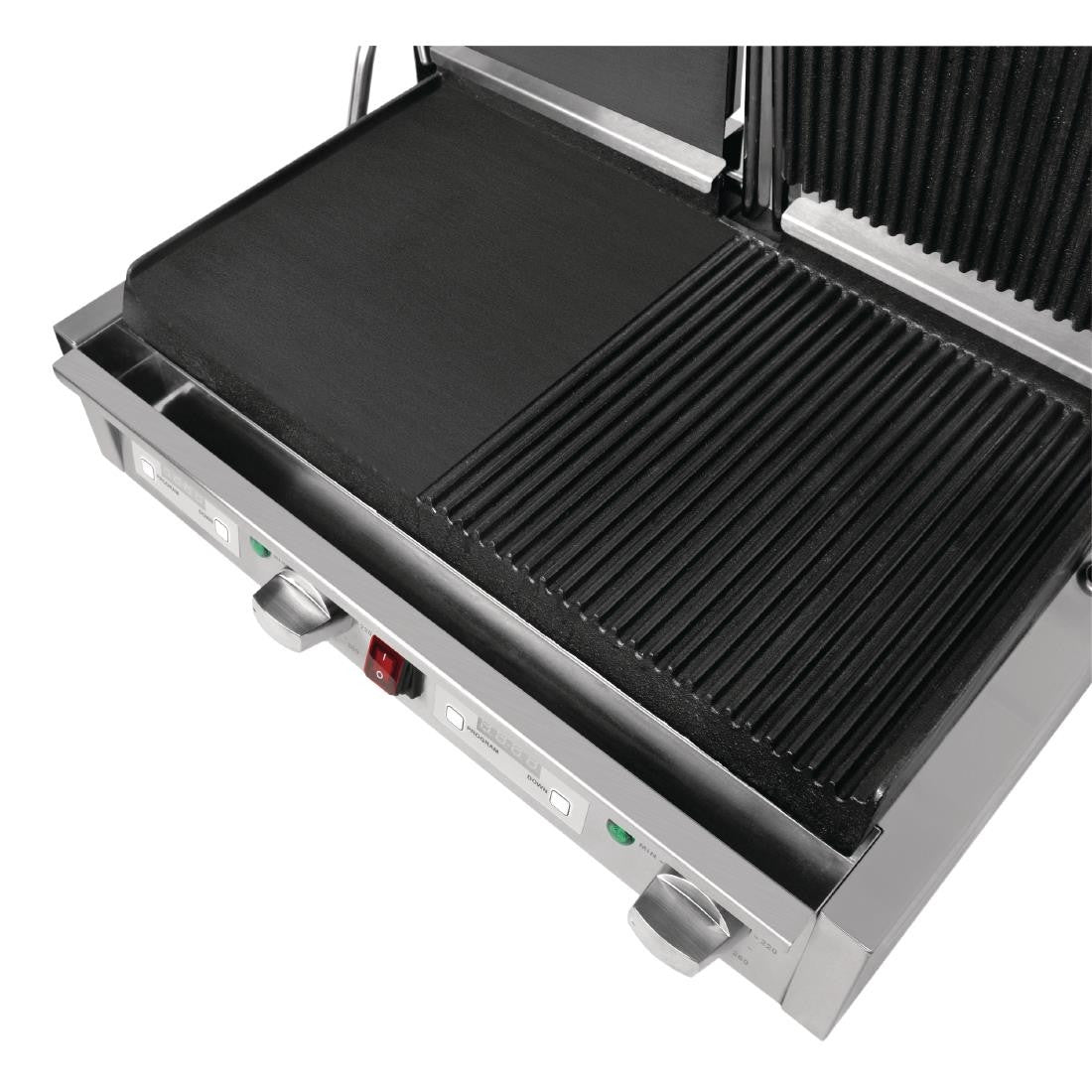 Buffalo Double Half Ribbed Contact Grill FC386
