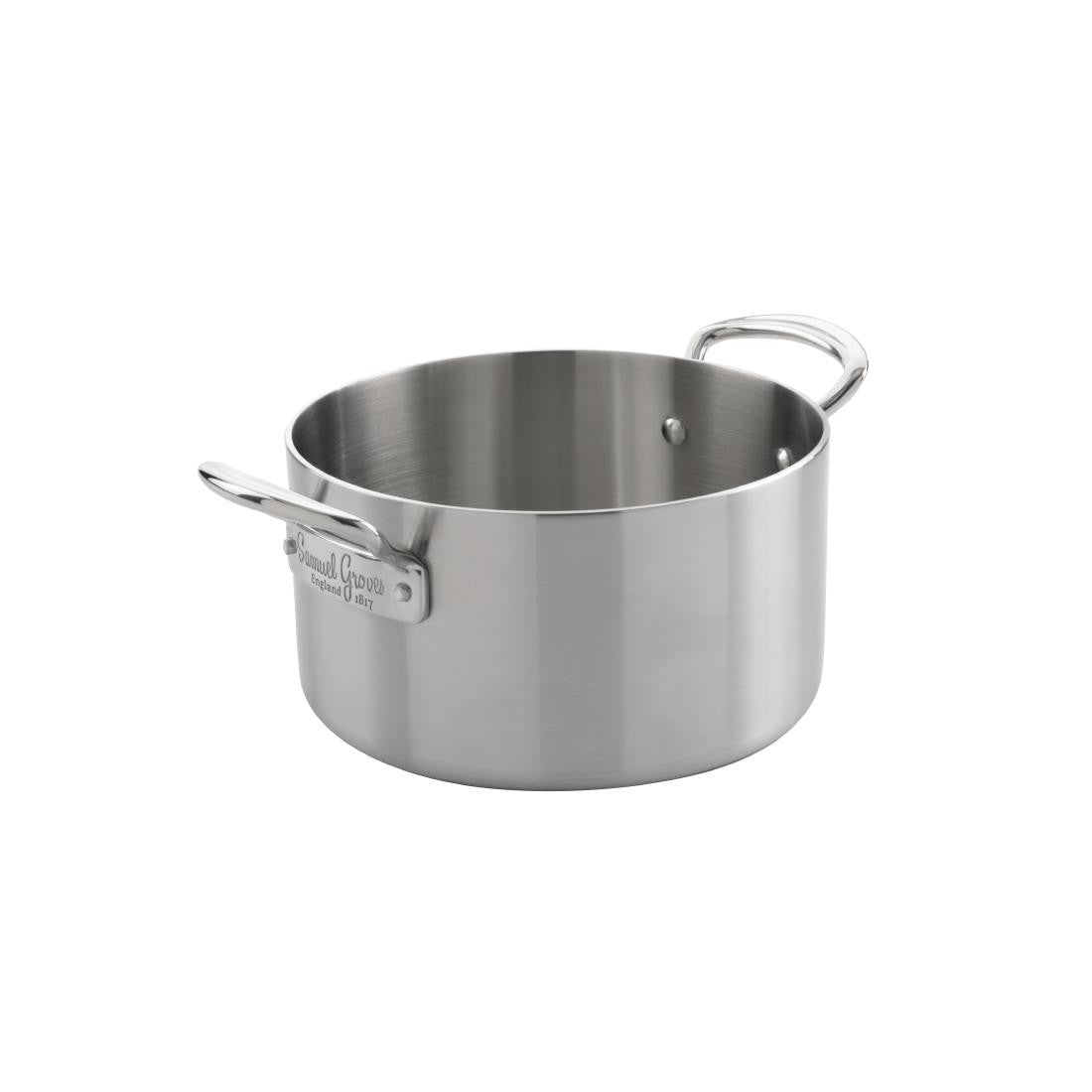 Samuel Groves Copper Core 5-ply Casserole Pan 200mm FD097