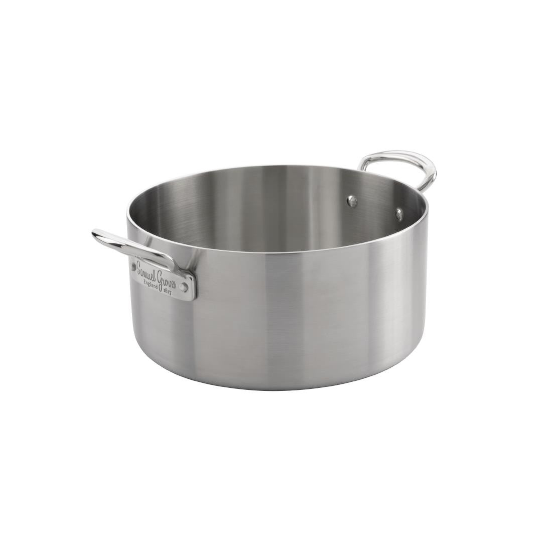 Samuel Groves Copper Core 5-ply Casserole Pan 260mm FD098
