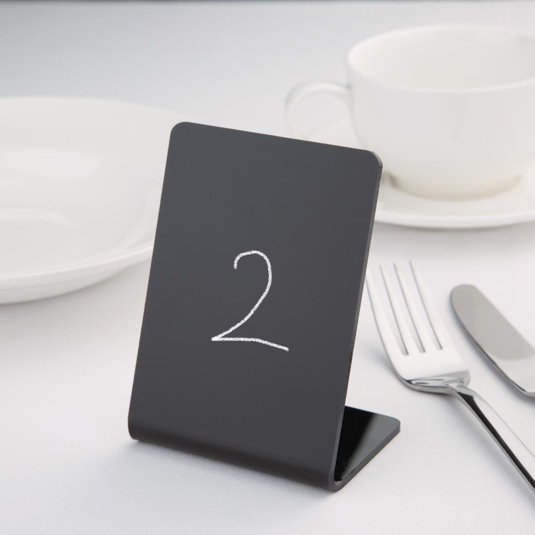 Olympia Acrylic Tableboard 105(H) x 74(W)mm (Pack of 4) FD955