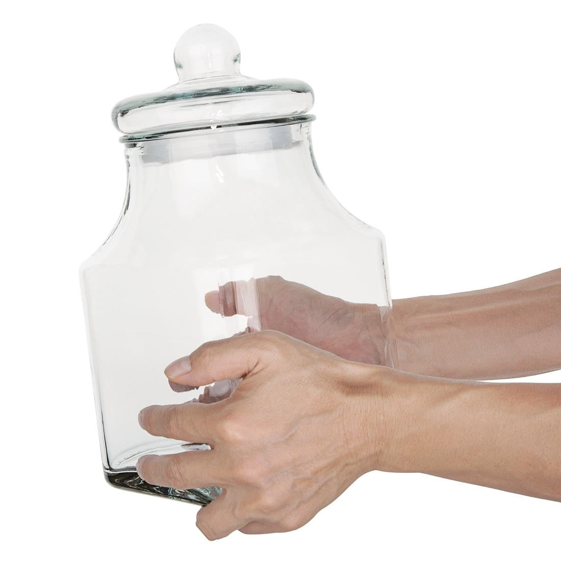 Olympia Square Biscotti Jar 3.4Ltr FD958