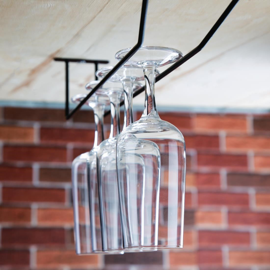 Olympia Wine Glass Rack Black 406mm FD988