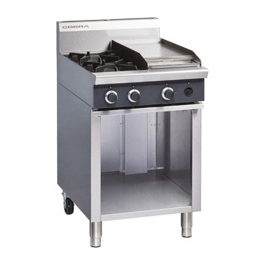 Cobra Natural Gas Range 2 Burner with Griddle C6CN FE670-N