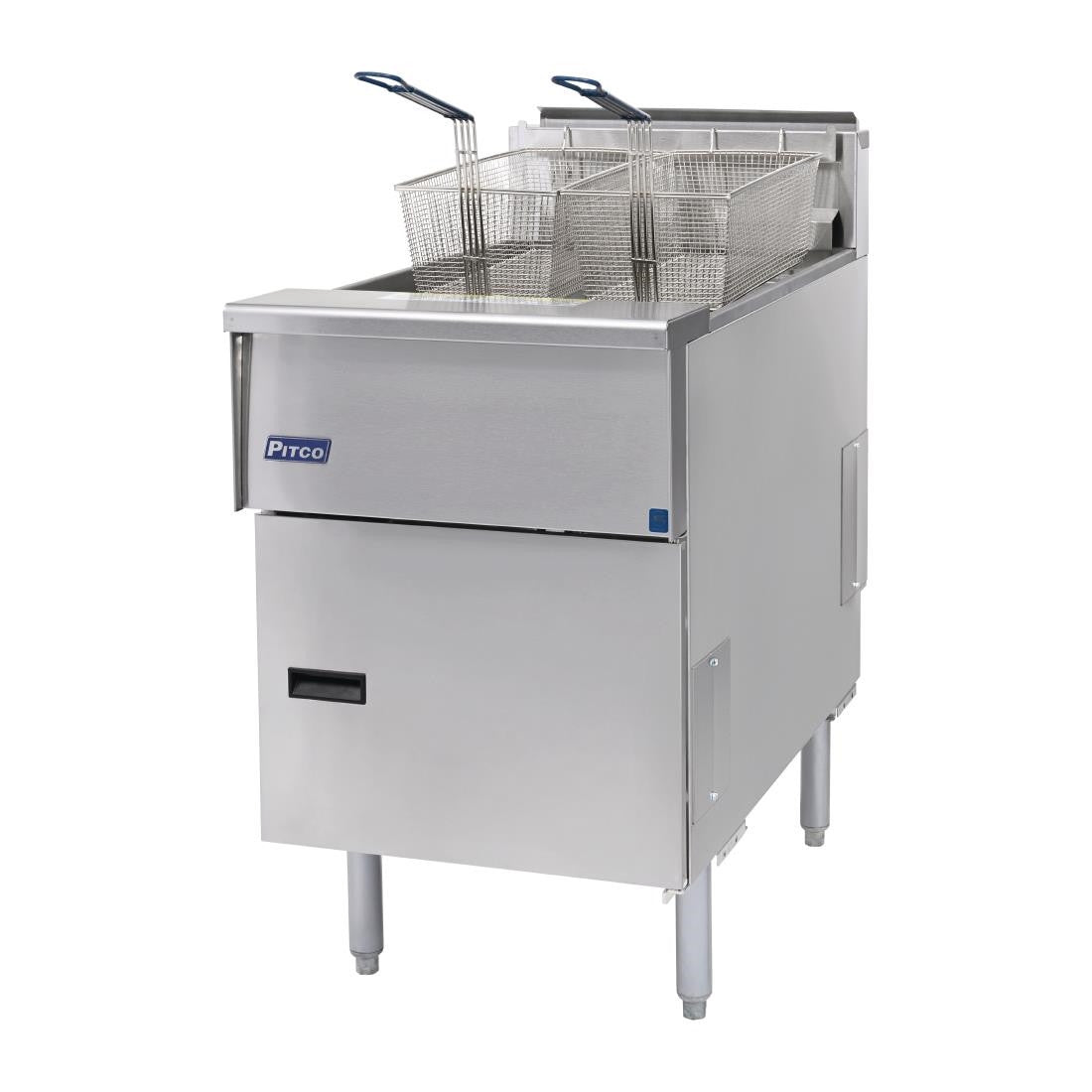 Pitco Single Tank Twin Basket Fryer SE18S-SSTC FP877