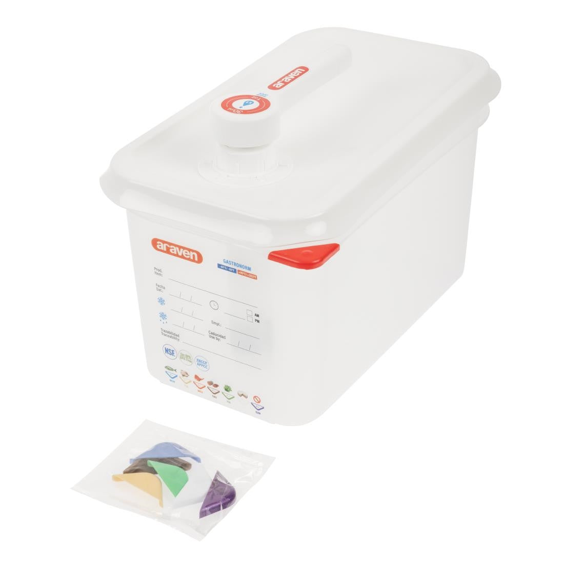 Araven Sauce Dispenser with Pump 1/4 GN FR177