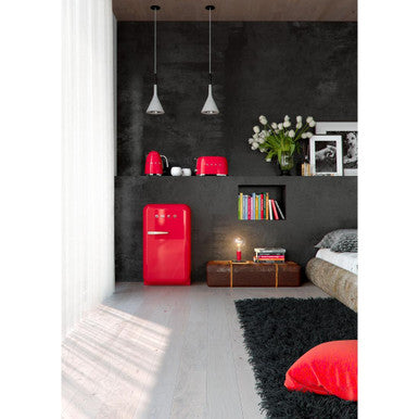 Smeg 50s Retro Mini Bar Fridge Red FAB5RRD5 FS275