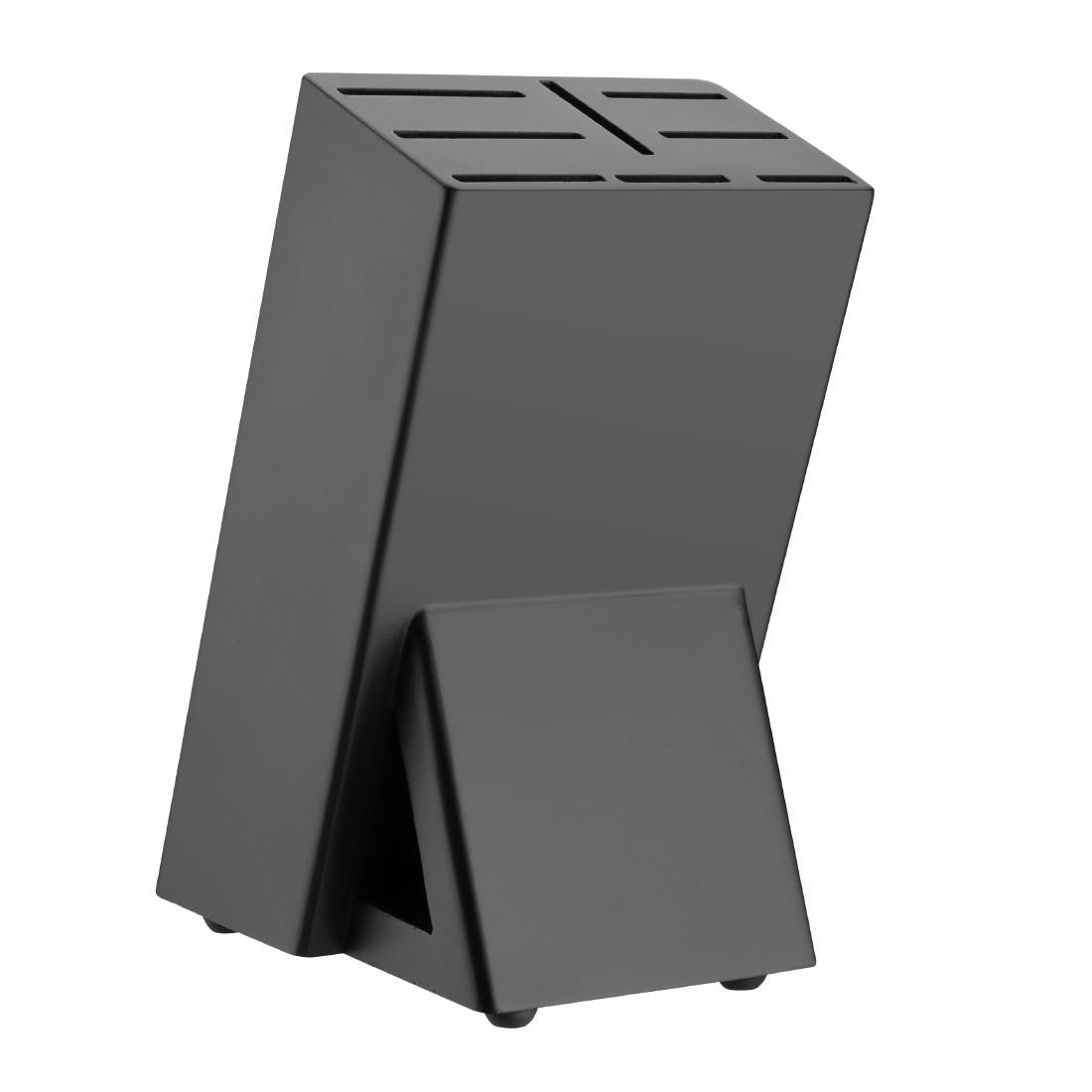 Vogue Tsuki Black Wooden Knife Block FS662
