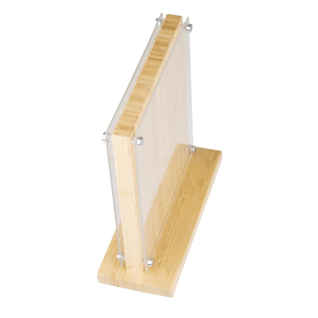 Vogue Wood Acrylic Magnetic Knife Block FS663