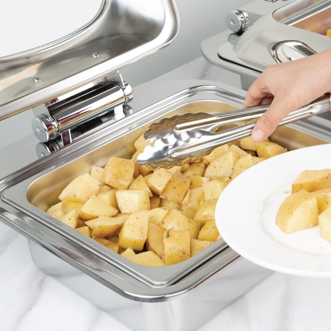 Olympia 1/2 GN Induction Chafer FT038