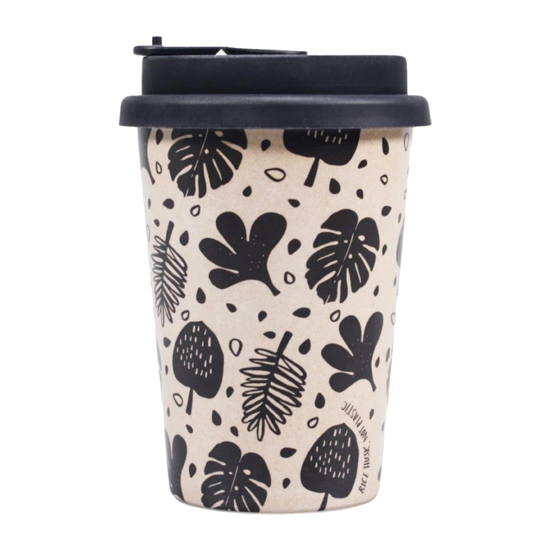 Huskup Botanical House Plants Reusable Eco Coffee Cup 400ml FT140