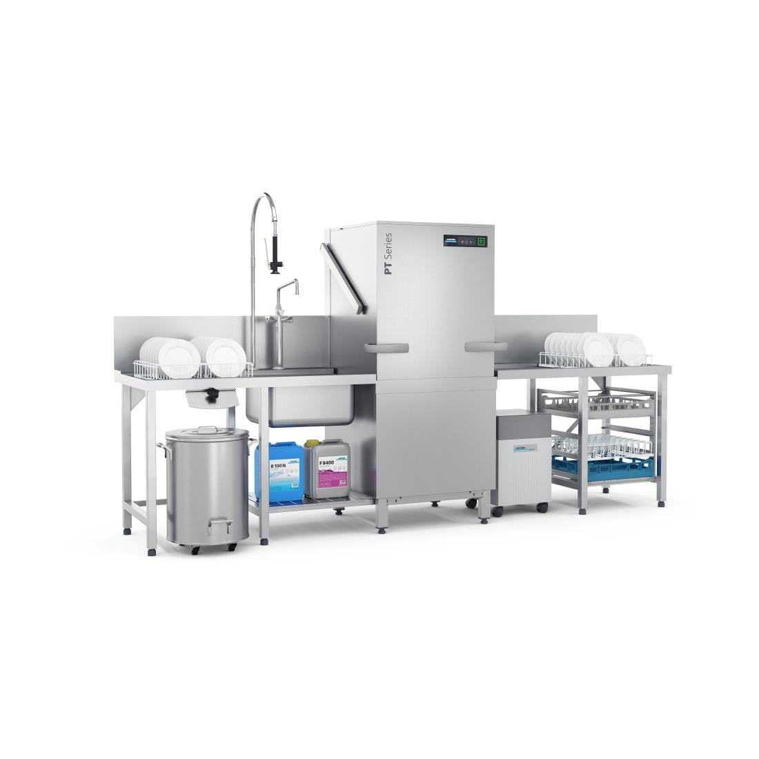 Winterhalter Pass Through Dishwasher PT-XL Energy+ with Water Softener FT542