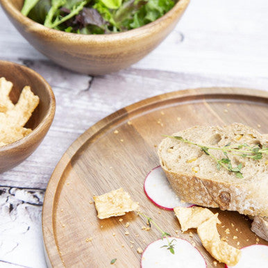 Olympia Acacia Round Plates 250(D)mm FT612