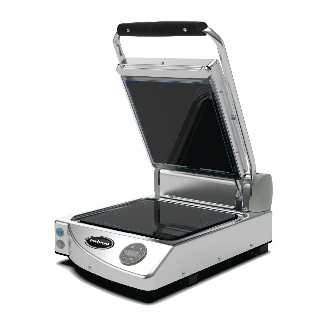 Spidocook Spidoglass Single Smooth Contact Grill Digital FT841