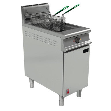 Falcon Dominator Plus Twin Basket Gas Fryer with Filtration & Fryer Angel Propane Gas FW756-P