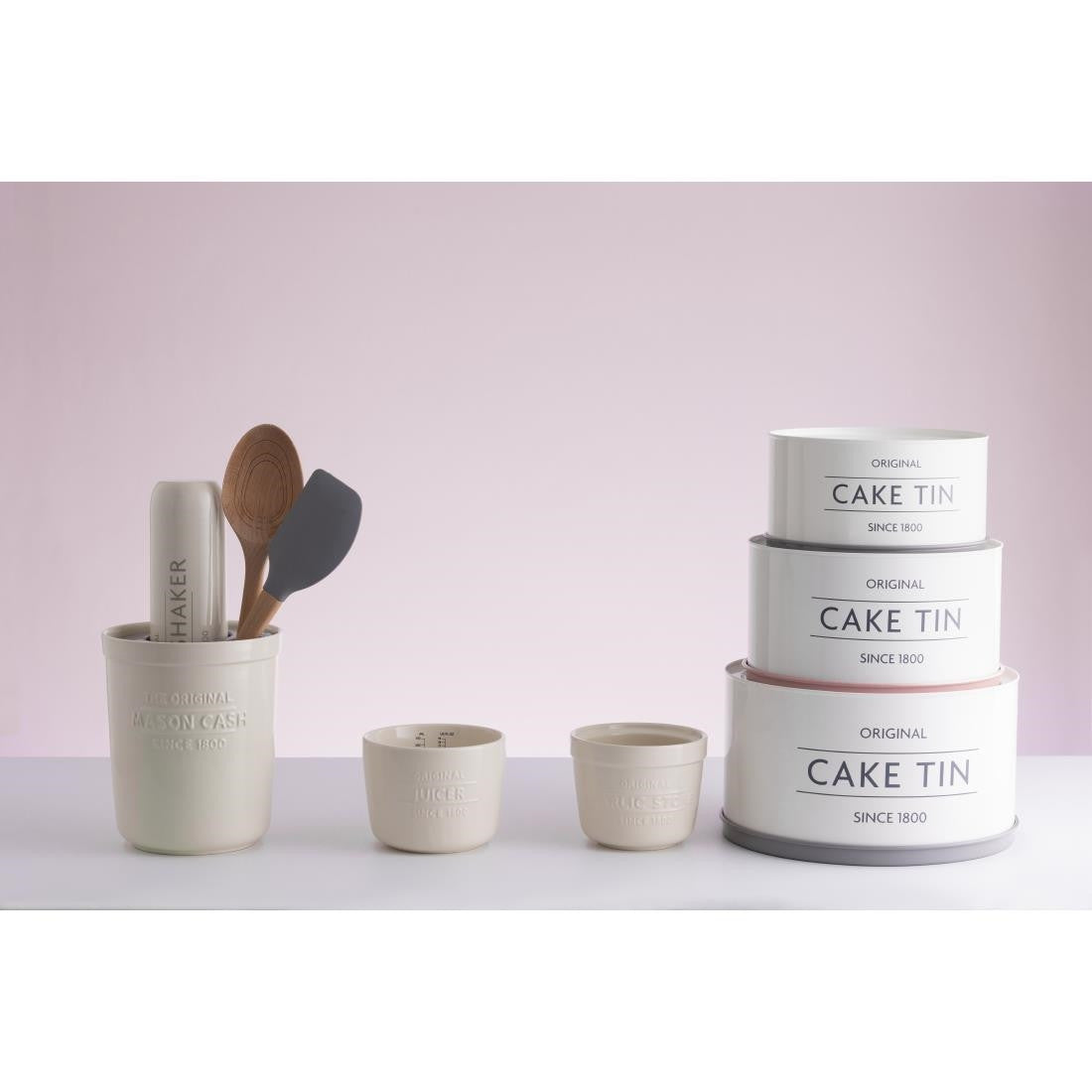 Mason Cash Innovative Kitchen Collection Set of 3 Cake Storage Tins FX040