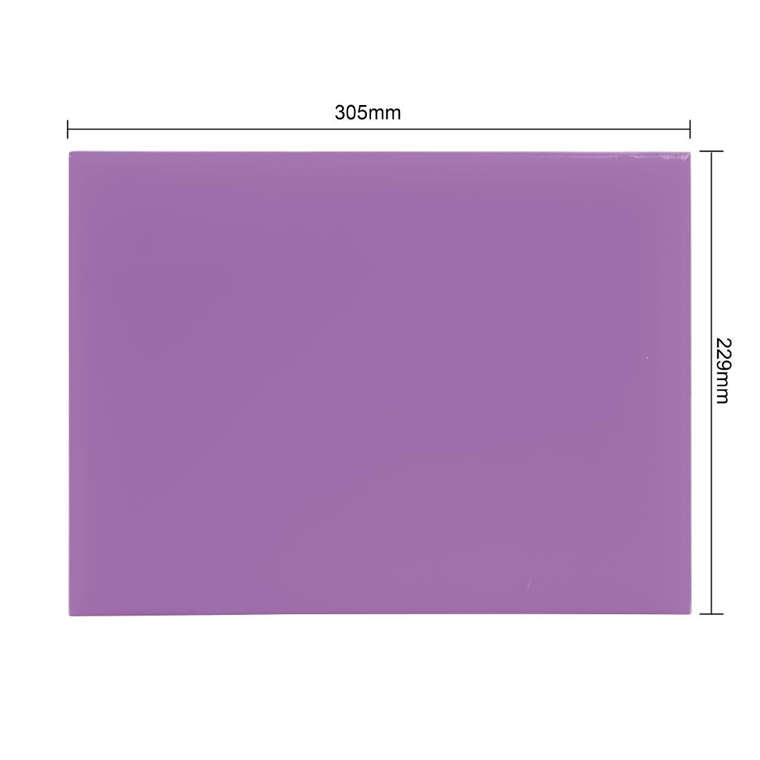 Hygiplas High Density Chopping Board Small Purple - 229x305x12mm FX100