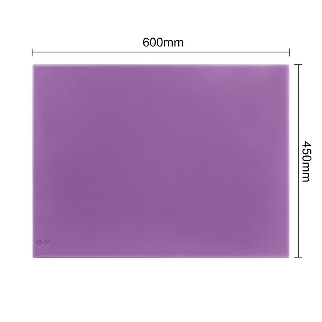 Hygiplas High Density Chopping Board Purple - 600x450x12mm FX103
