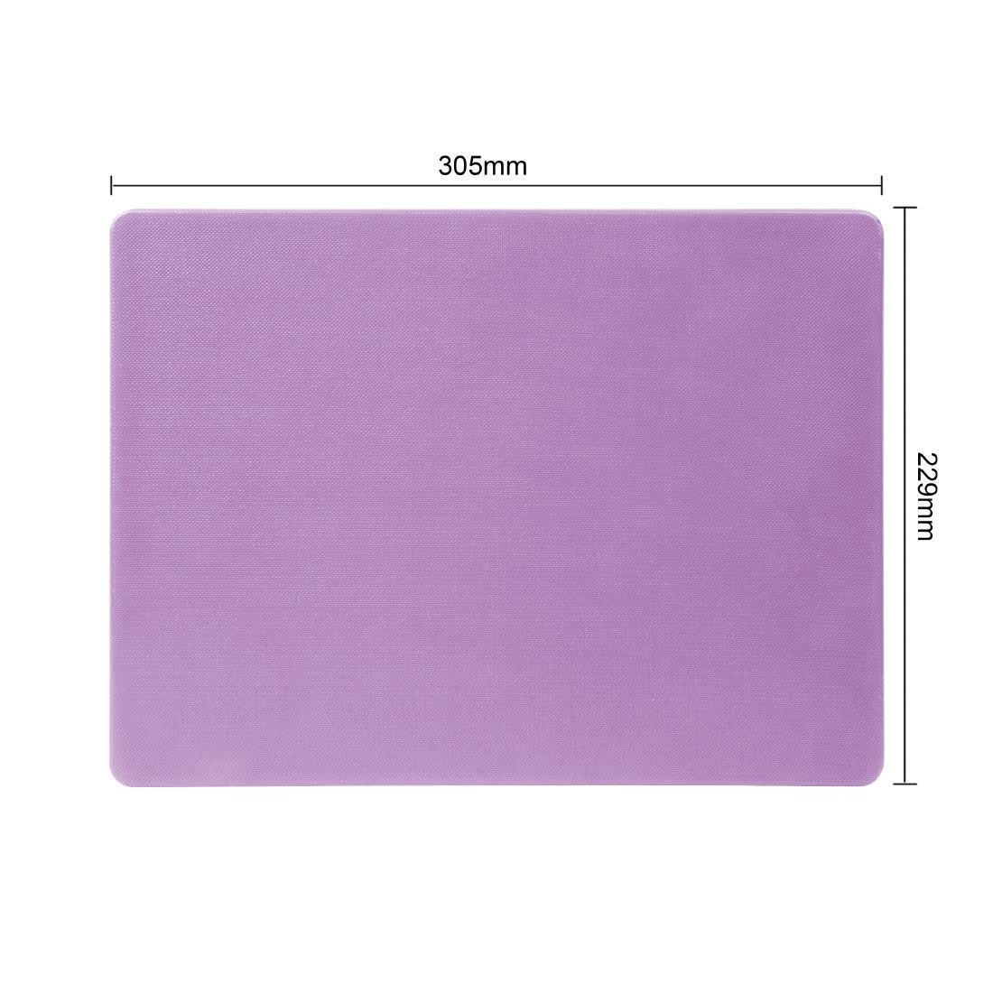 Hygiplas Low Density Chopping Board Small Purple - 229x305x12mm FX106