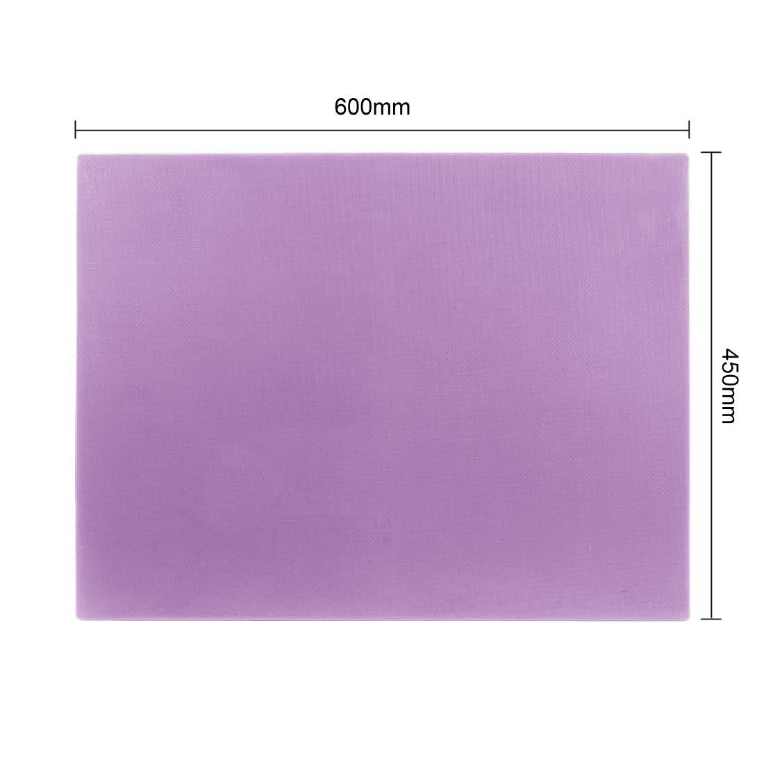 Hygiplas Low Density Chopping Board Purple - 600x450x10mm FX108