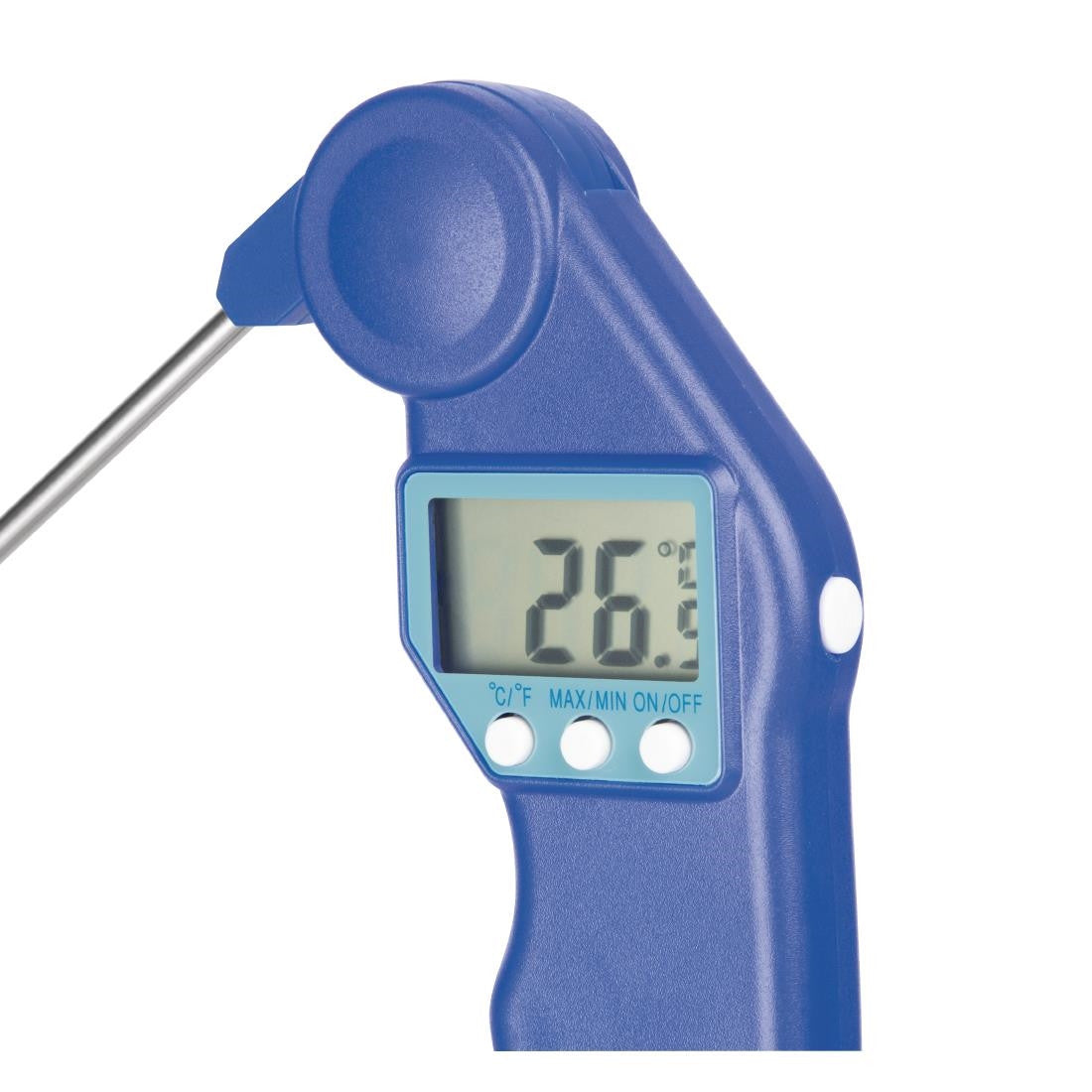Hygiplas Easytemp Colour Coded Blue Thermometer FX146 close up
