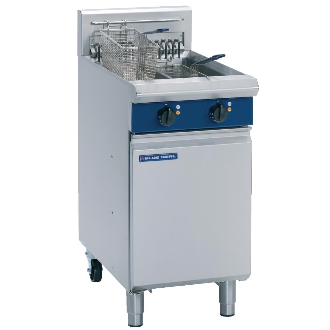 Blue Seal Twin Tank Twin Basket Free Standing Electric Fryer E44 G013