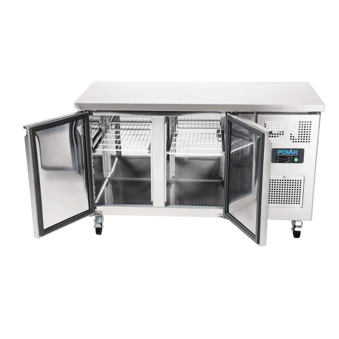 Polar U-Series Double Door Counter Fridge 228Ltr G377