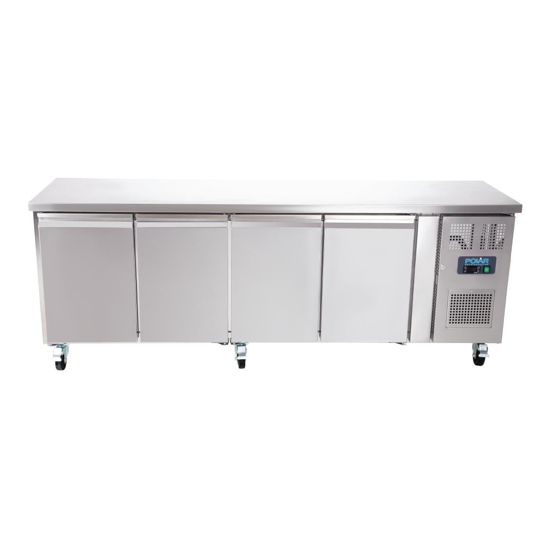 Polar U-Series Four Door Counter Fridge 449Ltr G379