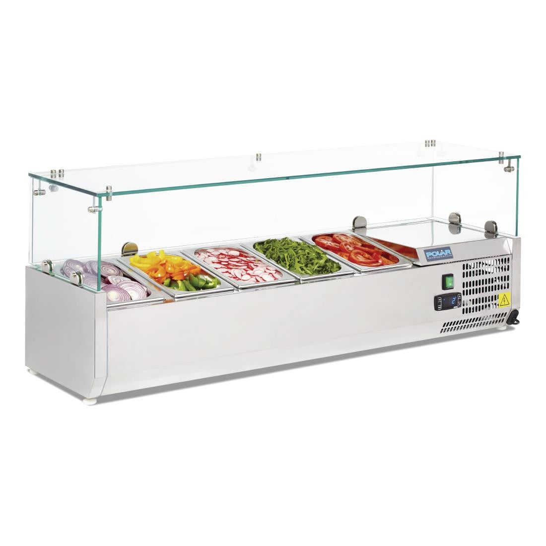 Polar G-Series Countertop Prep Fridge 5x 1/4GN G608
