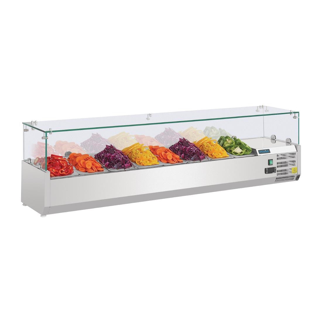 Polar G-Series Countertop Prep Fridge 8x 1/4GN G610