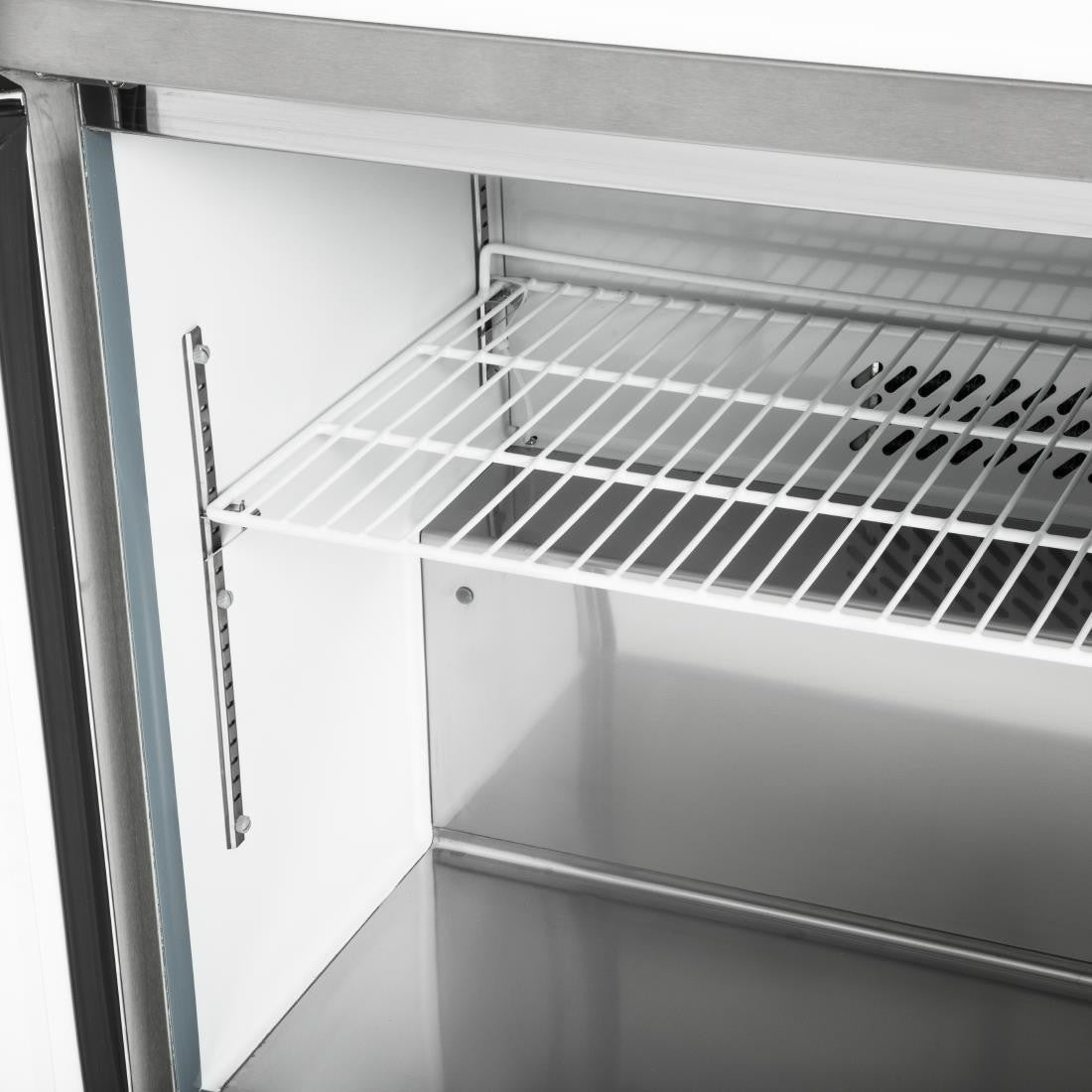 Polar U-Series Double Door Prep Counter Fridge 527Ltr GD883